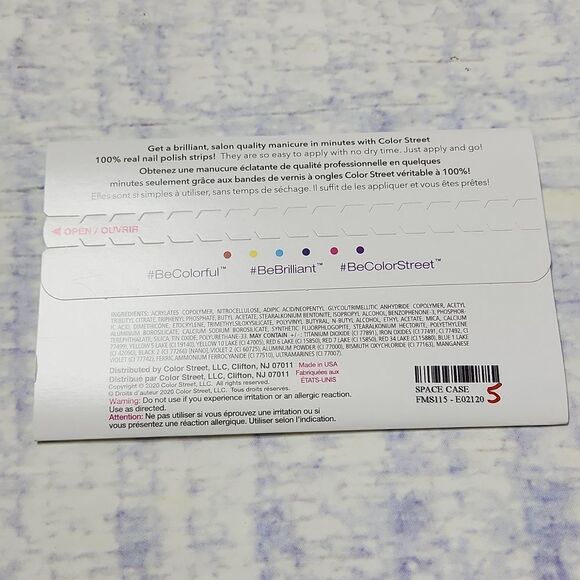 New and sealed Color Street Retired Space Case - Picture 2 of 3